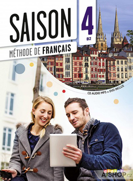 Saison 4 (В2). Livre de l'eleve + CD + DVD - фото книги