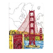 San Francisco Golden Gate Handmade Journal - фото обкладинки книги