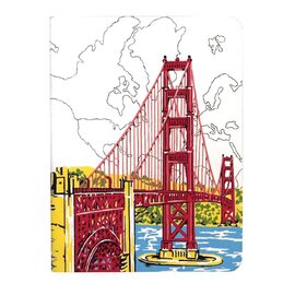 San Francisco Golden Gate Handmade Journal - фото книги