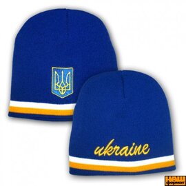 Шапка Ukraina синя - фото книги