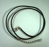 Шнурок натільний, натуральна шкіра, 50 см - фото обкладинки книги