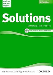 Solutions 2nd Edition Elementary: Teacher's Book with CD-ROM (книга вчителя) - фото обкладинки книги