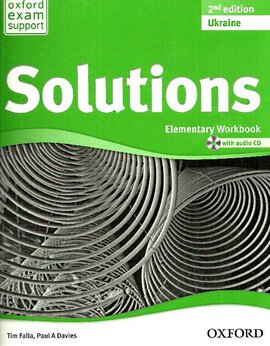 Solutions 2nd Edition Elementary: Workbook with CD-ROM - фото книги