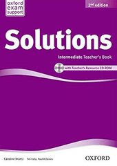 Solutions 2nd Edition Intermediate: Teacher's Book with CD-ROM (книга для вчителя) - фото обкладинки книги