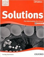 Solutions 2nd Edition Pre-Intermediate: Workbook with CD-ROM (Ukrainian Edition) (аудіо-) - фото обкладинки книги