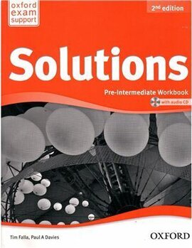 Solutions 2nd Edition Pre-Intermediate: Workbook with CD-ROM (Ukrainian Edition) (аудіо-) - фото книги