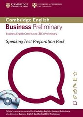 Speaking Test Preparation Pack for BEC Preliminary: Paperback with DVD - фото обкладинки книги