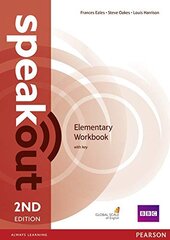 SpeakOut 2nd Edition Elementary Workbook + Key (робочий зошит) - фото обкладинки книги