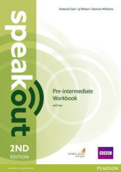 SpeakOut 2nd Edition Pre-Intermediate Workbook + Key - фото обкладинки книги