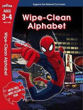 Spider-Man: Wipe-Clean Alphabet. Ages 3-4 - фото книги