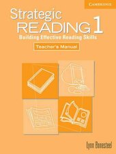 Strategic Reading 1. Teacher's manual - фото обкладинки книги