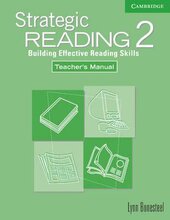 Strategic Reading 2. Teacher's manual - фото обкладинки книги