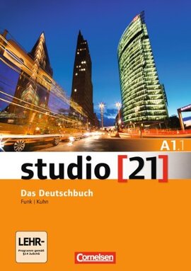 Studio 21 A1/1. Deutschbuch mit DVD-ROM (підр. з інтегрованим роб.зошитом+інтер.диск.Част.1) - фото книги