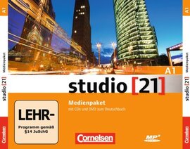 Studio 21 A1. Medienpaket Audio CDs mit DVD (набір із 4 аудіодисків та відео DVD) - фото книги