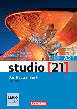 Studio 21 A2/1. Deutschbuch mit DVD-ROM (підр. з інтегрованим роб.зошитом+інтер.диск.Част.1) - фото книги