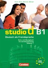 Studio d B1/1. Kurs- und Ubungsbuch mit CD. Розділи 1-5 (підручник+роб.зошит+аудіодиск) - фото обкладинки книги