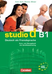 Studio d B1. Kurs- und Ubungsbuch mit CD (підручник+роб.зошит+аудіодиск) - фото обкладинки книги