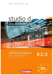 Studio d B2/2. Kurs- und Ubungsbuch mit CD (підручник+роб.зошит+аудіодиск) - фото обкладинки книги
