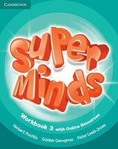 Super Minds Level 3 Workbook with Online Resources - фото обкладинки книги