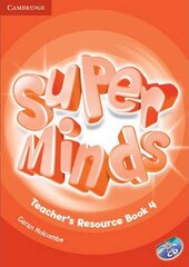 Super Minds Level 4 Teacher's Resource Book with Audio CD - фото обкладинки книги