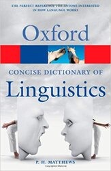 The Concise Oxford Dictionary of Linguistics - фото обкладинки книги