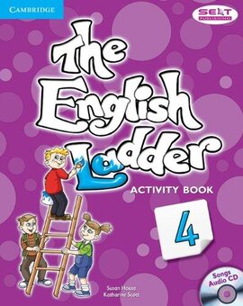 The English Ladder Level 4 Activity Book with Songs Audio CD - фото книги
