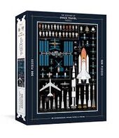 The History of Space Travel Puzzle: Astronomical 500-Piece Jigsaw Puzzle & Poster (Pop Chart Lab) - фото обкладинки книги