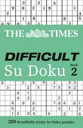 The Times Difficult Su Doku Book 2 : 200 Challenging Puzzles from the Times - фото обкладинки книги