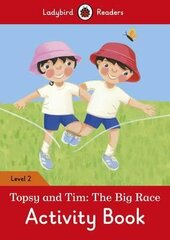 Topsy and Tim: The Big Race Activity Book - Ladybird Readers Level 2 - фото обкладинки книги