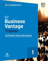 Trainer1: B2 Business Vantage Six Practice Tests with Answers and Downloadable Resources - фото обкладинки книги