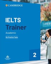 Trainer2: IELTS Academic Six Practice Tests with Answers and Downloadable Audio - фото обкладинки книги