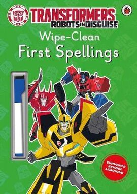 Transformers: Robots in Disguise - Wipe-Clean First Spellings - фото книги