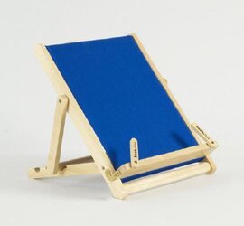 Тримач для книг Deckchair Bookchair Deluxe Standard Blue - фото книги