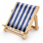 Тримач для книг Deckchair Bookchair Stripy Blue - фото обкладинки книги