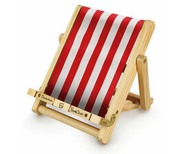 Тримач для книг Deckchair Bookchair Stripy Red - фото книги