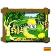 Українська хата в рамці (полікерамічний) - фото обкладинки книги