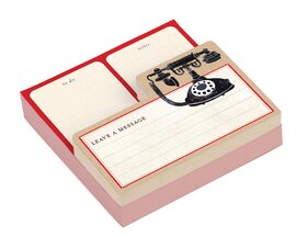 Vintage Telephone Shaped Memo Pads - фото книги