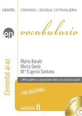 Vocabulario Elemental A1-A2 con soluciones + CD - фото обкладинки книги