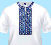 Вишиванка - біло-синя - фото обкладинки книги