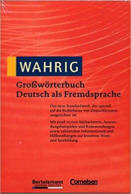 Wahrig Growrterbuch Deutsch als Fremdsprache (словник) - фото книги