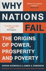 Why Nations Fail: FROM THE WINNERS OF THE NOBEL PRIZE IN ECONOMICS: The Origins of Power, Prosperity and Poverty - фото обкладинки книги