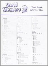 World Wonders 2. Test Book Answer Key (відповіді до тестів) - фото обкладинки книги