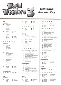 World Wonders 2. Test Book Answer Key (відповіді до тестів) - фото книги