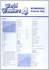 World Wonders 4. Workbook Answer Key (відповіді до робочого зошита) - фото обкладинки книги
