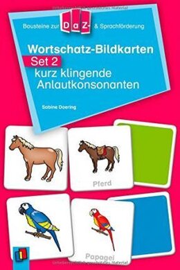 Wortschatz-Bildkarten - Set 2: kurz klingende Anlautkonsonanten (картки) - фото книги