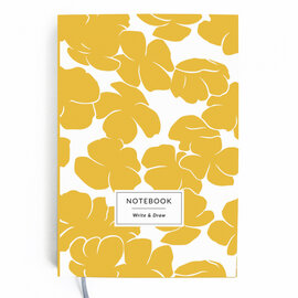 Write&Draw. Yellow flowers - фото книги