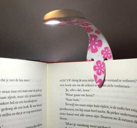 Закладка Flexilight Pink Flowers - фото книги