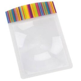 Збільшувальна лінза Flexible Magnifier Wallet Size Stripes - фото книги