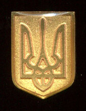 Значок "Тризуб Жовтий щит" - фото обкладинки книги