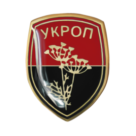 Значок "Укроп" червоно-чорний - фото книги